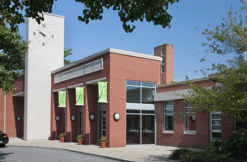 Julia Green Elementary entrance in Green Hills, Nashville